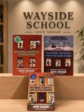 Wayside School Book Set by — Red, Purple, Yellow Editions